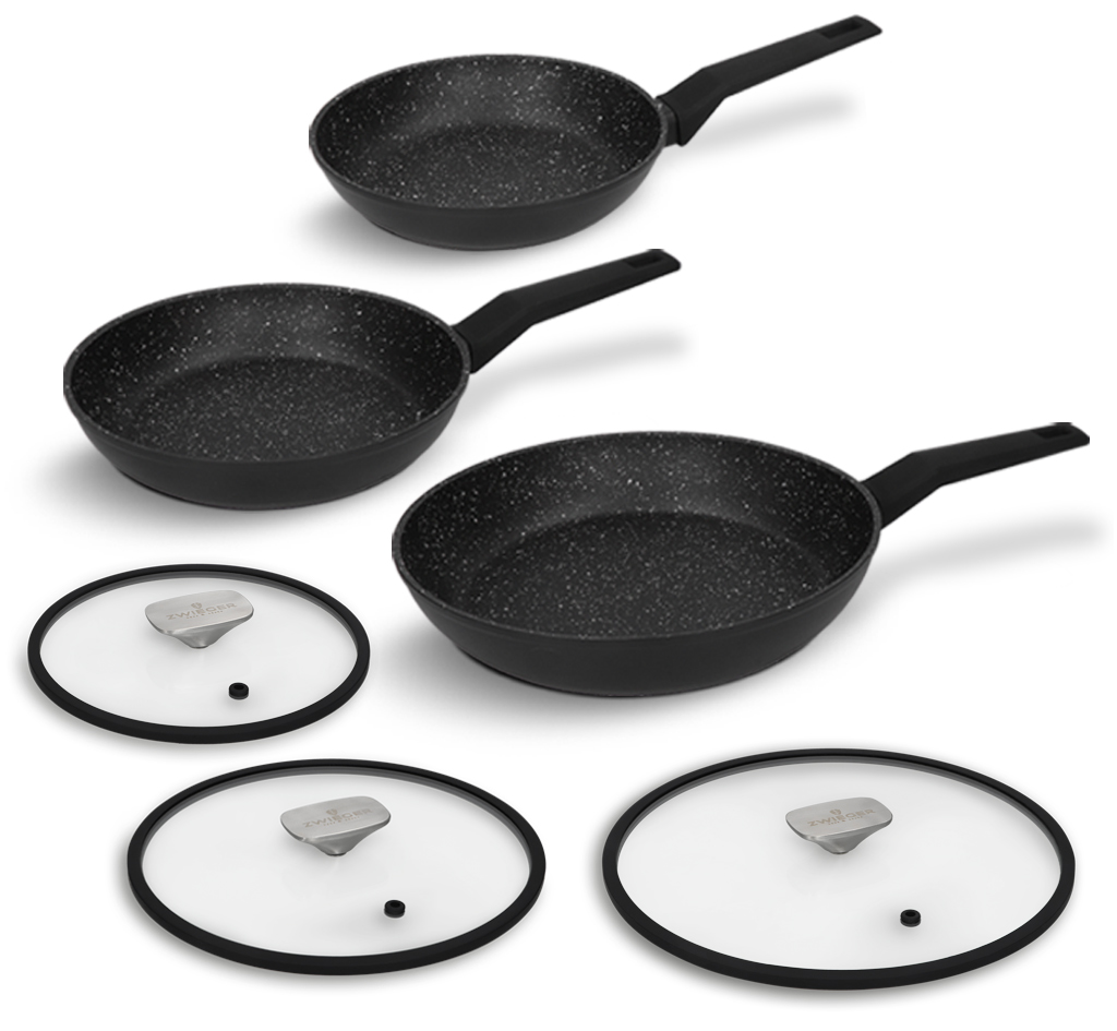 Zestaw patelni i pokrywek 6 el. Forte Zwieger
