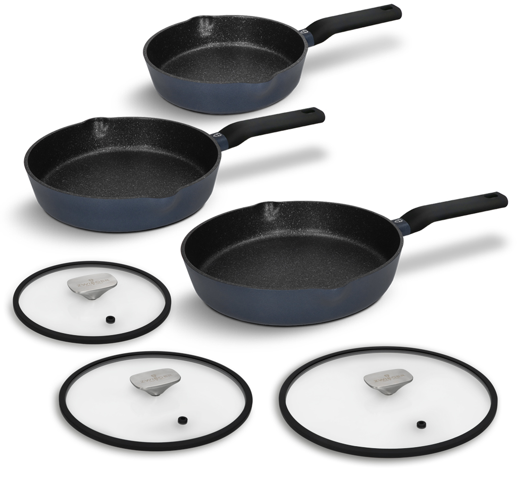 Zestaw patelni i pokrywek 6 el. Vesna Zwieger