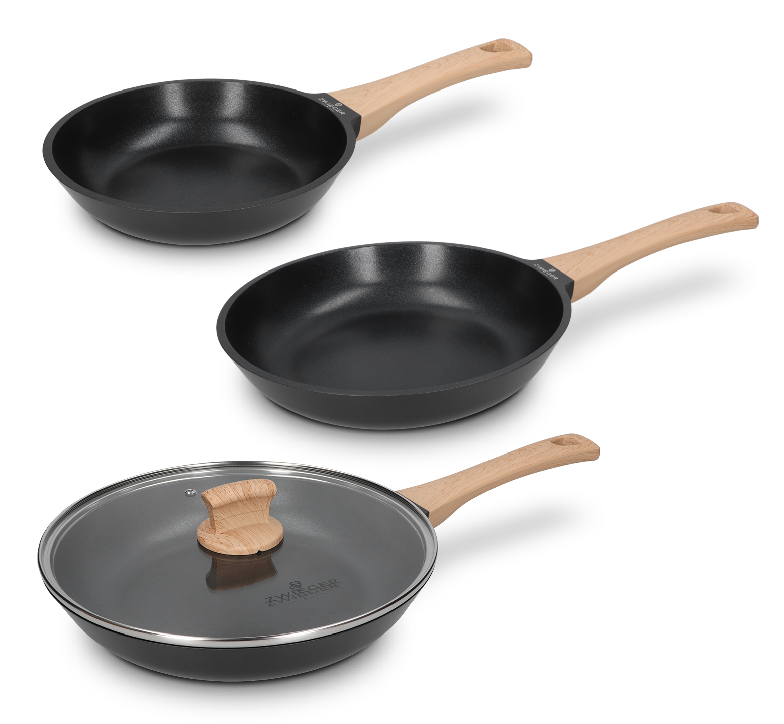 Zestaw patelni i pokrywka 5 el. Nordic Zwieger