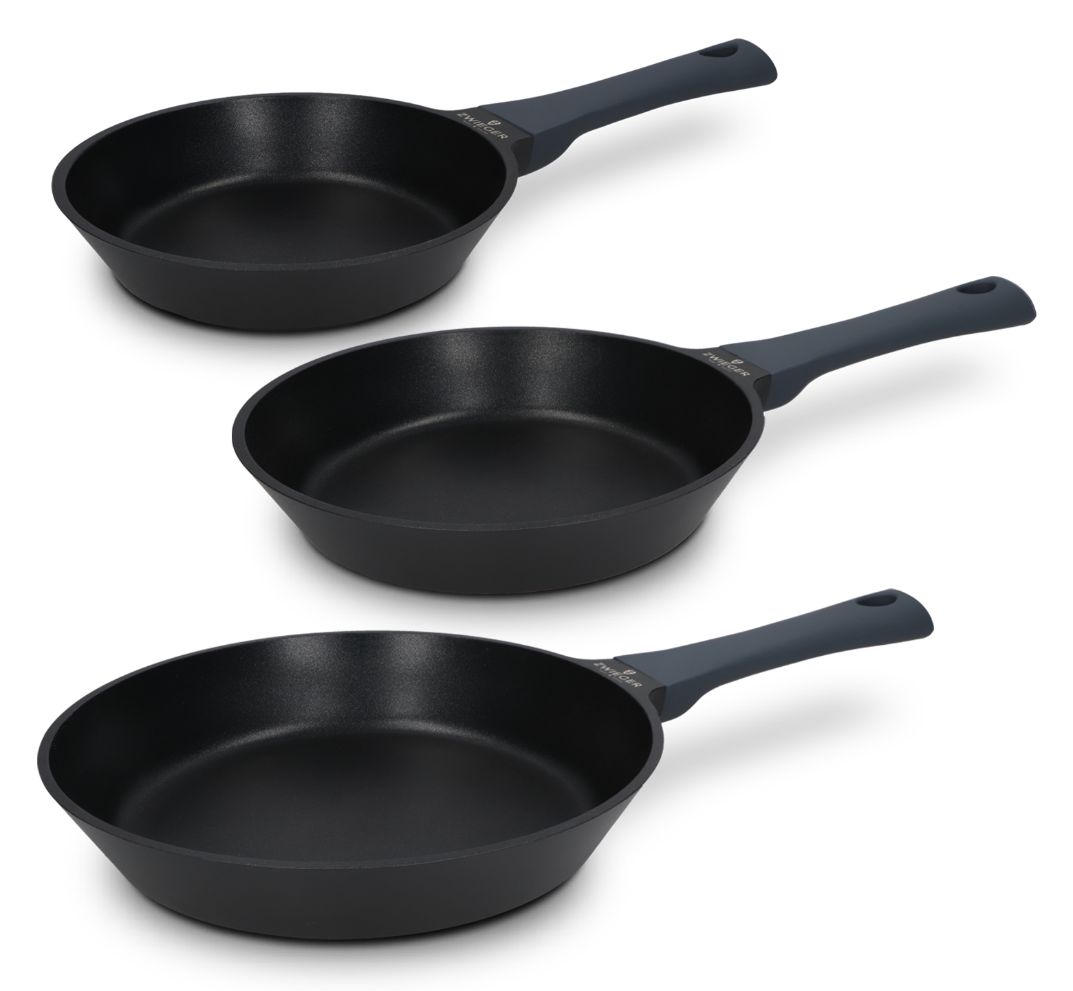 Zestaw patelni 3 el. Obsidian Grey Zwieger