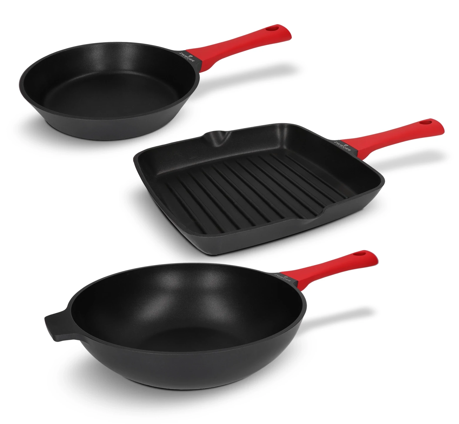 Zestaw patelni 3 el. Obsidian Zwieger