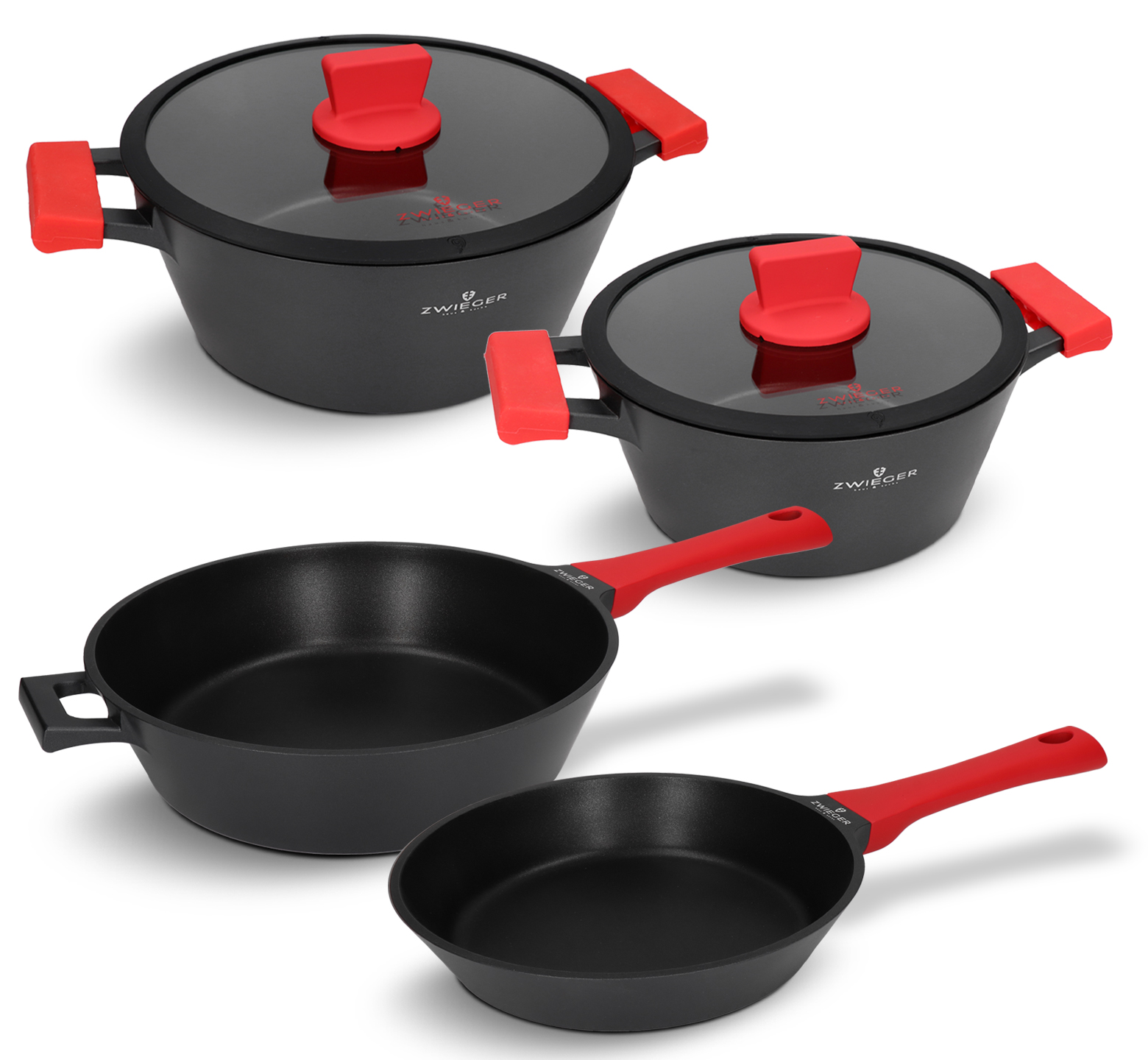 Zestaw garnków i patelni 6 el. Obsidian Zwieger