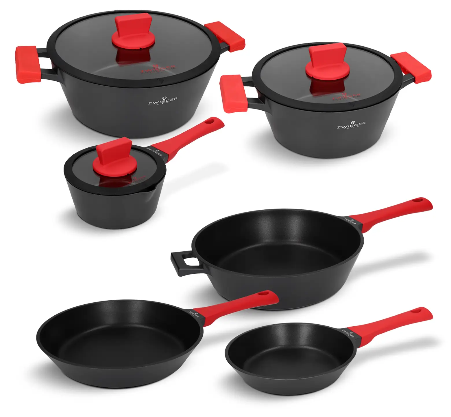 Zestaw garnków i patelni 9 el. Obsidian Zwieger