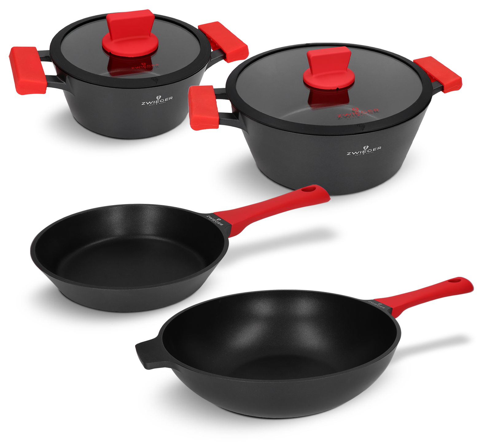 Zestaw garnków i patelni 6 el. Obsidian Zwieger