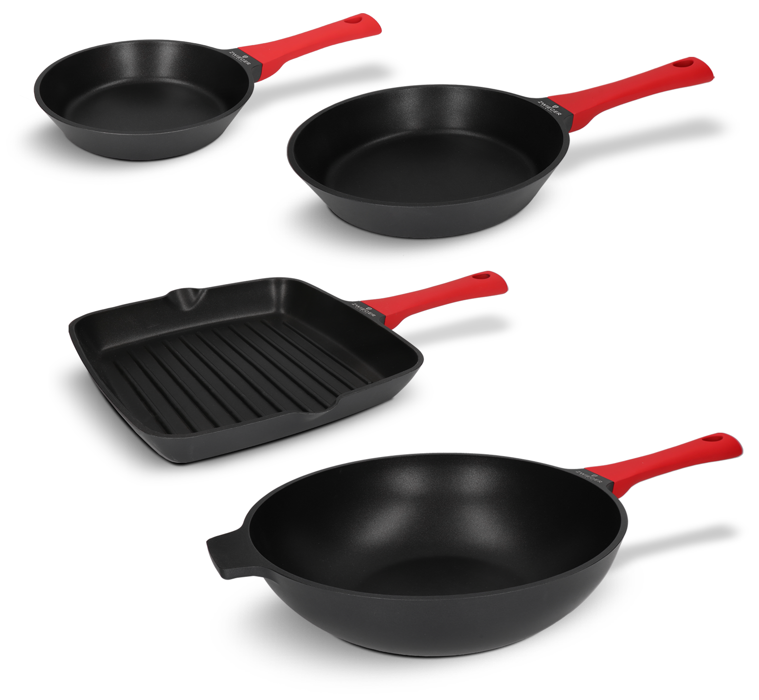 Zestaw patelni 4 el. Obsidian Zwieger