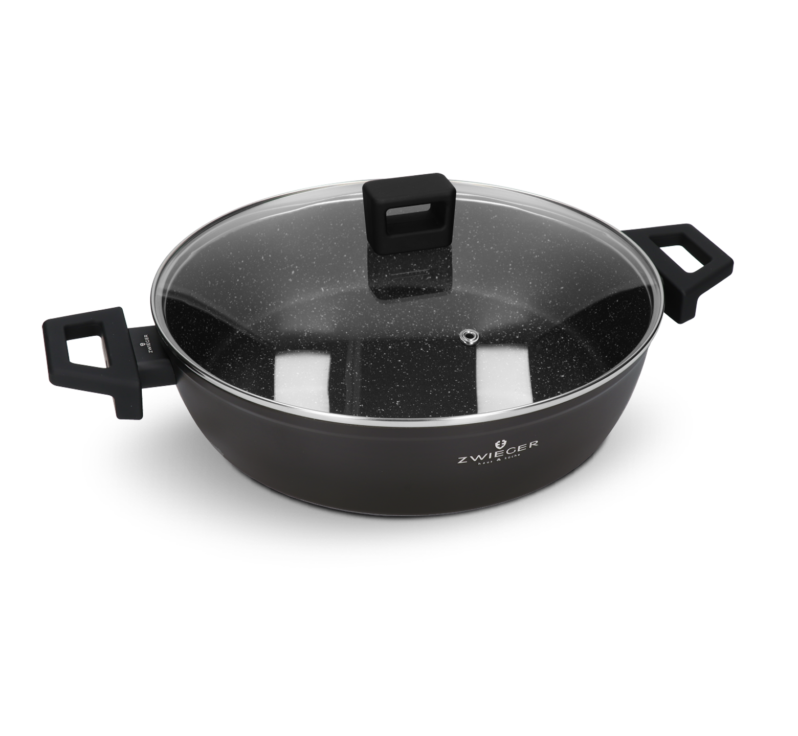 Garnek płaski z pokrywką 28 cm Forte Zwieger